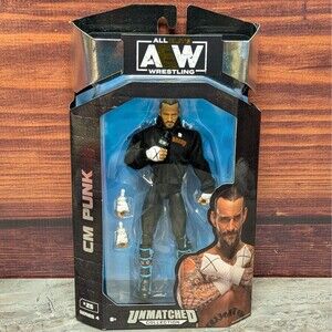 CM Punk AEW Unmatched Collection Series 4 #25 BNIB 6" Wrestling Action Figure